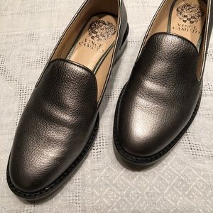 Vince Camuto Silver Leather Loafer